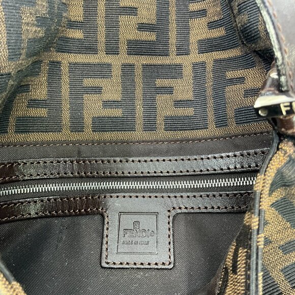 Fendi FF Zucca Canvas Baguette Bag - Picture 9 of 9